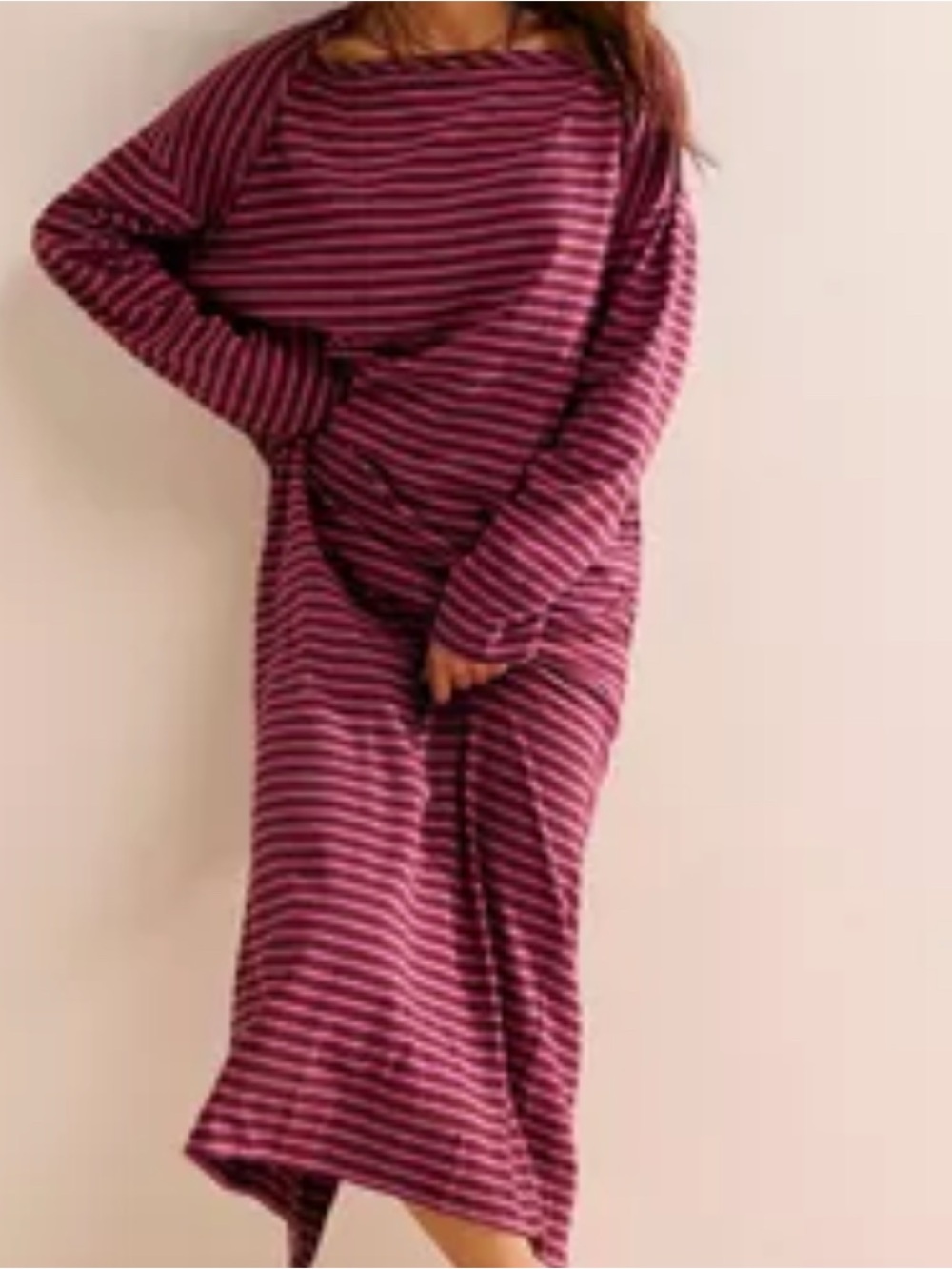 Free People free-est Tivoli Maxi Dress Medium
Striped Long Sleeve Maxi